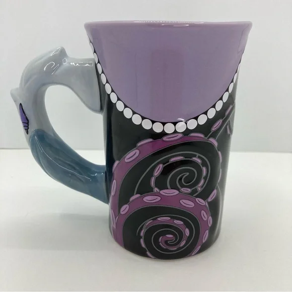 Disney Parks Pearls & Shell Ursula Mug - Picture 4 of 9